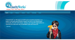 Desktop Screenshot of charityworks.org