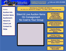 Tablet Screenshot of charityworks.net